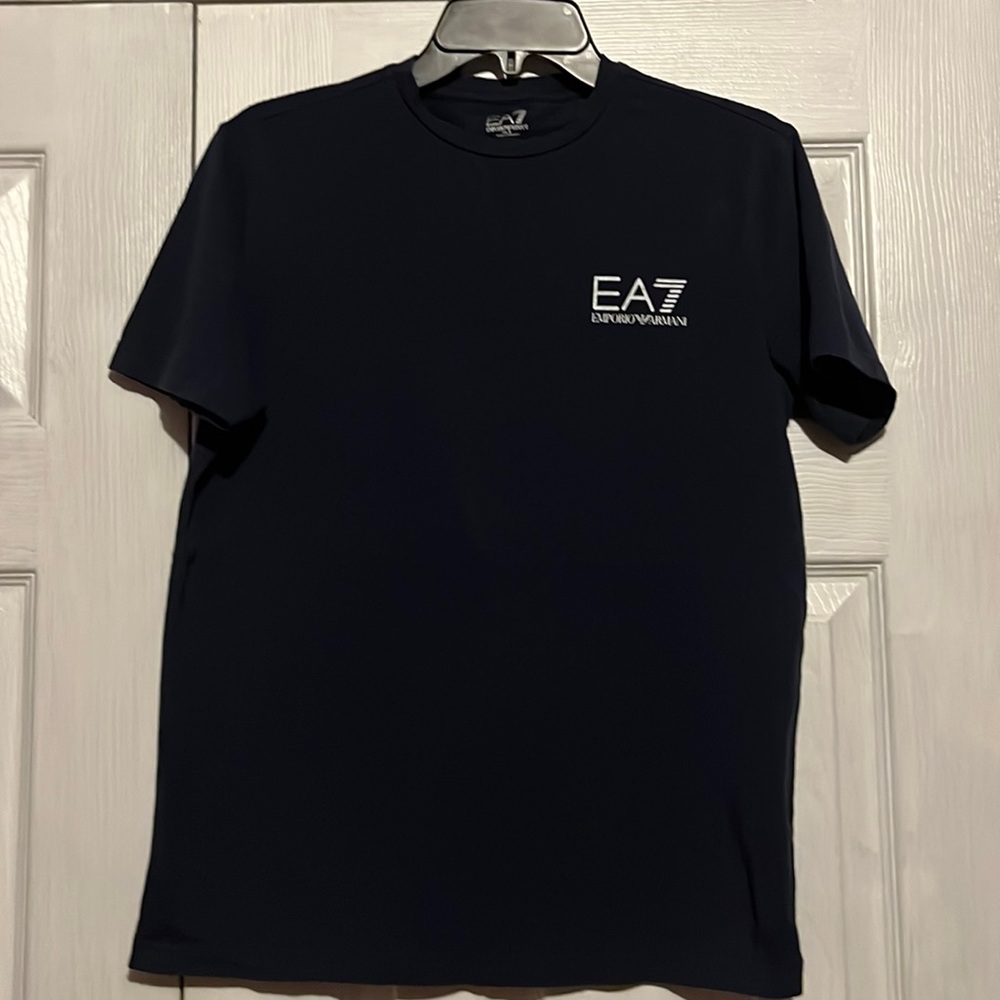 Navy EA7 Emporio Armani mens t shirt size M!